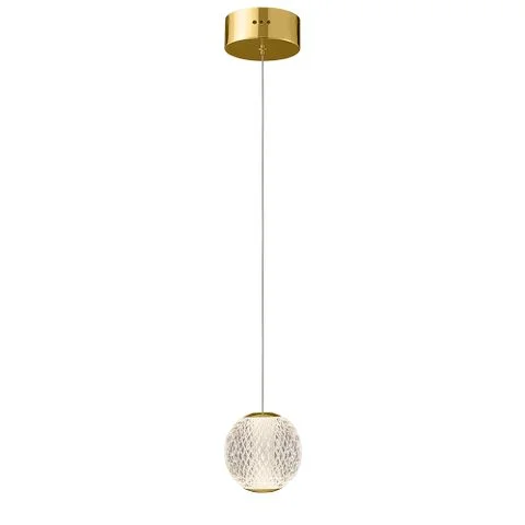 Mid - Century Modern Ceiling Lights with Simple, Sleek LinesMid - Century Modern Ceiling Lights with Simple, Sleek LinesLangdon 1 Light Gold 3000k Clear Optical Acrylic Ball Pendant Mid - Century Modern Ceiling Lights with Simple, Sleek LinesMid - Century Modern Ceiling Lights with Simple, Sleek LinesLangdon 1 Light Gold 3000k Clear Optical Acrylic Ball Pendant