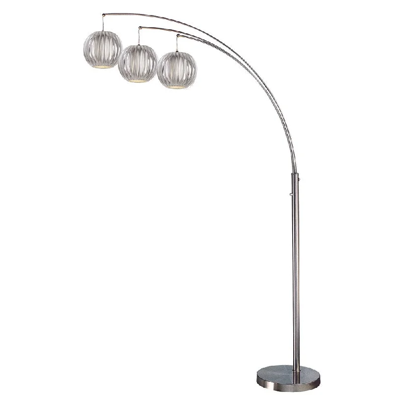 Glass Floor Lamp with Frosted Shades for Soft Diffused LightGlass Floor Lamp with Frosted Shades for Soft Diffused LightLite Source 3-Light Deion Floor Arch Lamp Glass Floor Lamp with Frosted Shades for Soft Diffused LightGlass Floor Lamp with Frosted Shades for Soft Diffused LightLite Source 3-Light Deion Floor Arch Lamp