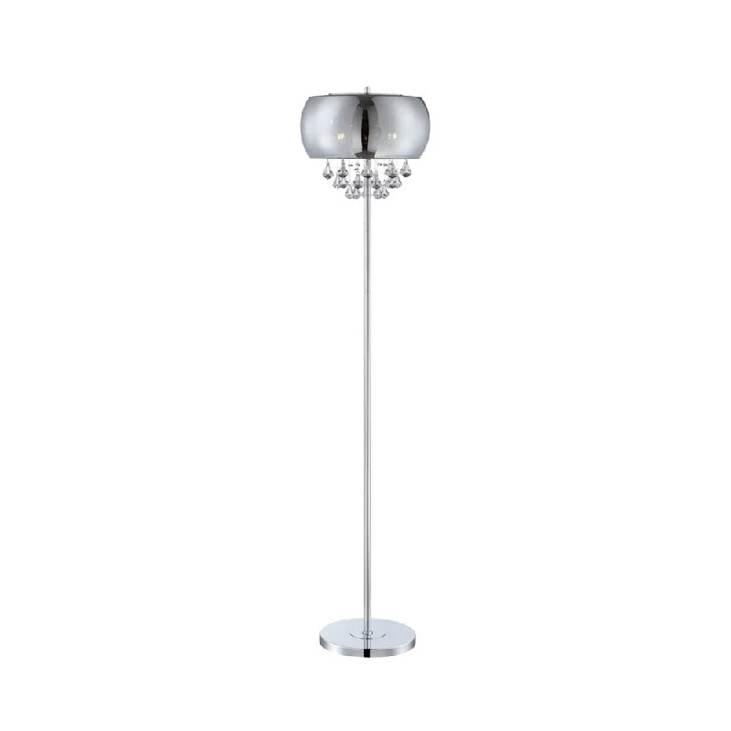 Marble Base Floor Lamp for a Touch of LuxuryMarble Base Floor Lamp for a Touch of LuxuryLite Source 4-light Floor Lamp Chrome with Smoke Mirrored Crystal Glass
