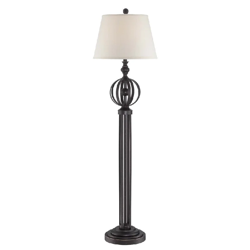 Fabric Floor Lamp with a Linen Shade for a Relaxed AestheticFabric Floor Lamp with a Linen Shade for a Relaxed AestheticLite Source Marquette 1-light Fluorescent Floor Lamp