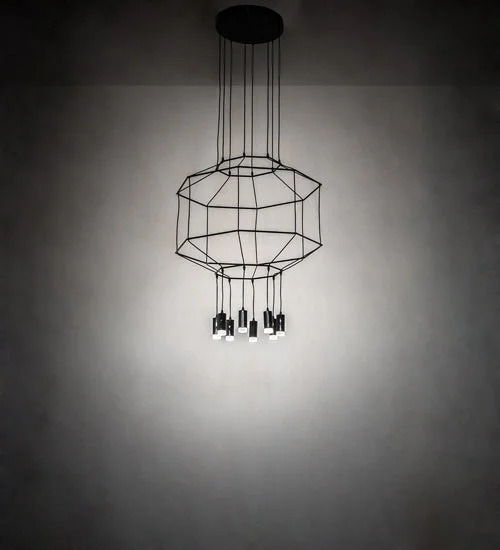 Industrial Style Ceiling Lights with Exposed Bulbs and Metal CagesIndustrial Style Ceiling Lights with Exposed Bulbs and Metal CagesMeyda Lighting 226849 35" Wide Bogota Cascading Pendant Industrial Style Ceiling Lights with Exposed Bulbs and Metal CagesIndustrial Style Ceiling Lights with Exposed Bulbs and Metal CagesMeyda Lighting 226849 35" Wide Bogota Cascading Pendant