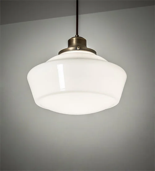 Mid - Century Modern Ceiling Lights with Simple, Sleek LinesMid - Century Modern Ceiling Lights with Simple, Sleek LinesMeyda Lighting 227178 16" Wide Revival Schoolhouse Pendant