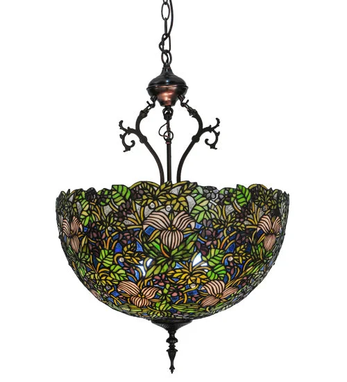 Chinese - Style Ceiling Lights with Red Lantern - Inspired DesignsChinese - Style Ceiling Lights with Red Lantern - Inspired DesignsMeyda Lighting 52187 20"W Trillium & Violet Inverted Pendant Chinese - Style Ceiling Lights with Red Lantern - Inspired DesignsChinese - Style Ceiling Lights with Red Lantern - Inspired DesignsMeyda Lighting 52187 20"W Trillium & Violet Inverted Pendant