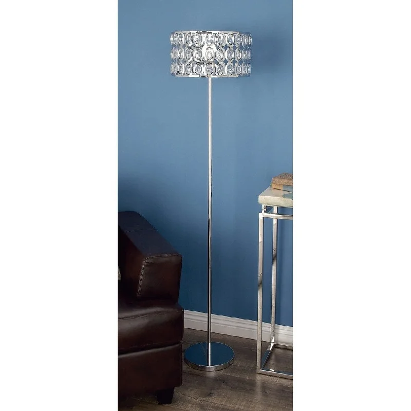Way Switch Floor Lamp for Multiple Light Intensity Levels Way Switch Floor Lamp for Multiple Light Intensity LevelsModern 62 Inch Metal and Glass Crystal Floor Lamp by Studio 350 Way Switch Floor Lamp for Multiple Light Intensity Levels Way Switch Floor Lamp for Multiple Light Intensity LevelsModern 62 Inch Metal and Glass Crystal Floor Lamp by Studio 350