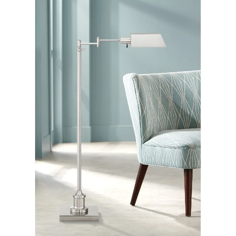 Smart Floor Lamp with Voice Control and Bluetooth ConnectivitySmart Floor Lamp with Voice Control and Bluetooth ConnectivityModern Pharmacy Floor Lamp Adjustable Swing Arm 54" Tall Brushed Nickel Metal for Living Room Reading Bedroom Office Smart Floor Lamp with Voice Control and Bluetooth ConnectivitySmart Floor Lamp with Voice Control and Bluetooth ConnectivityModern Pharmacy Floor Lamp Adjustable Swing Arm 54" Tall Brushed Nickel Metal for Living Room Reading Bedroom Office