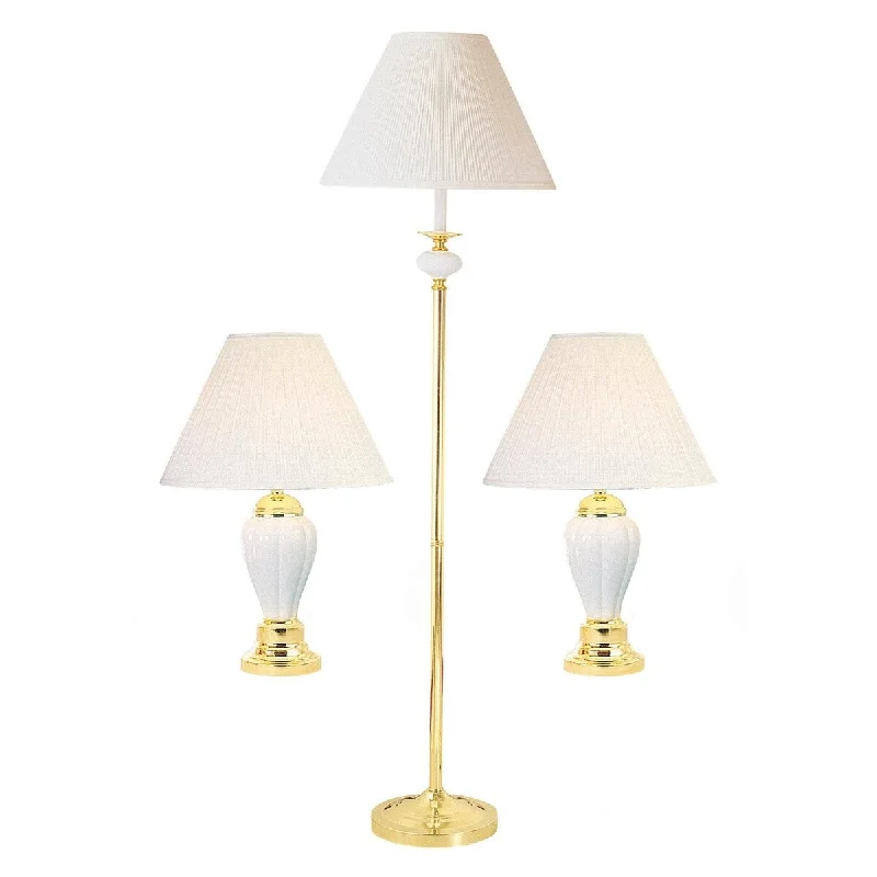 Wood Floor Lamp with Natural Grain for a Warm and Organic FeelWood Floor Lamp with Natural Grain for a Warm and Organic FeelNewark Ivory Table and Floor Lamp Set of 3