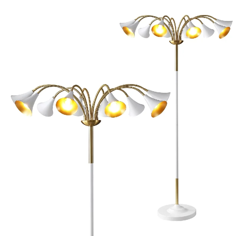 Smart Floor Lamp with Voice Control and Bluetooth ConnectivitySmart Floor Lamp with Voice Control and Bluetooth ConnectivityNora 61" 10-Light Mid-Century Modern Iron Medusa Multi Head LED Floor Lamp, by JONATHAN Y Smart Floor Lamp with Voice Control and Bluetooth ConnectivitySmart Floor Lamp with Voice Control and Bluetooth ConnectivityNora 61" 10-Light Mid-Century Modern Iron Medusa Multi Head LED Floor Lamp, by JONATHAN Y