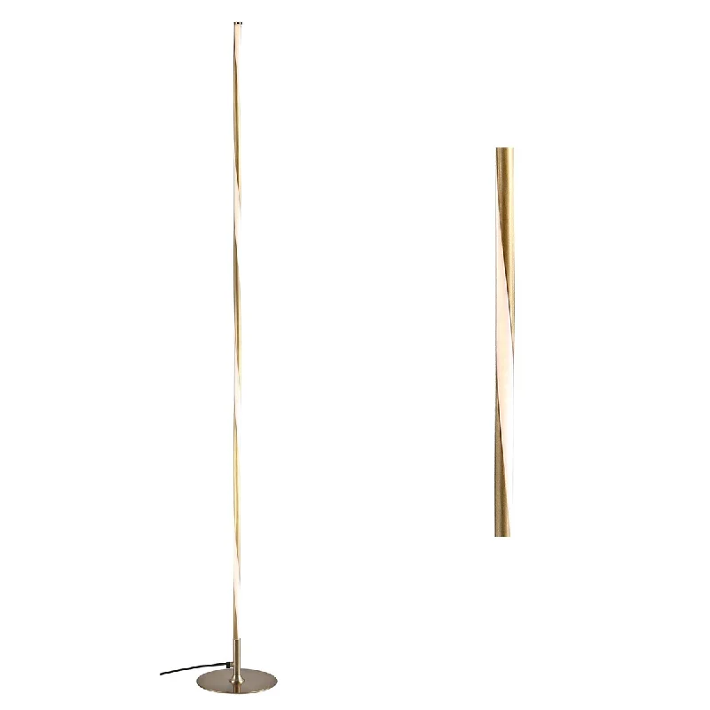 Metal Floor Lamp with a Matte Black Finish for a Sleek LookMetal Floor Lamp with a Matte Black Finish for a Sleek LookPilar 63.75" LED Integrated Floor Lamp, Gold by JONATHAN Y - 63.75" H x 7.875" W x 7.875" D Metal Floor Lamp with a Matte Black Finish for a Sleek LookMetal Floor Lamp with a Matte Black Finish for a Sleek LookPilar 63.75" LED Integrated Floor Lamp, Gold by JONATHAN Y - 63.75" H x 7.875" W x 7.875" D