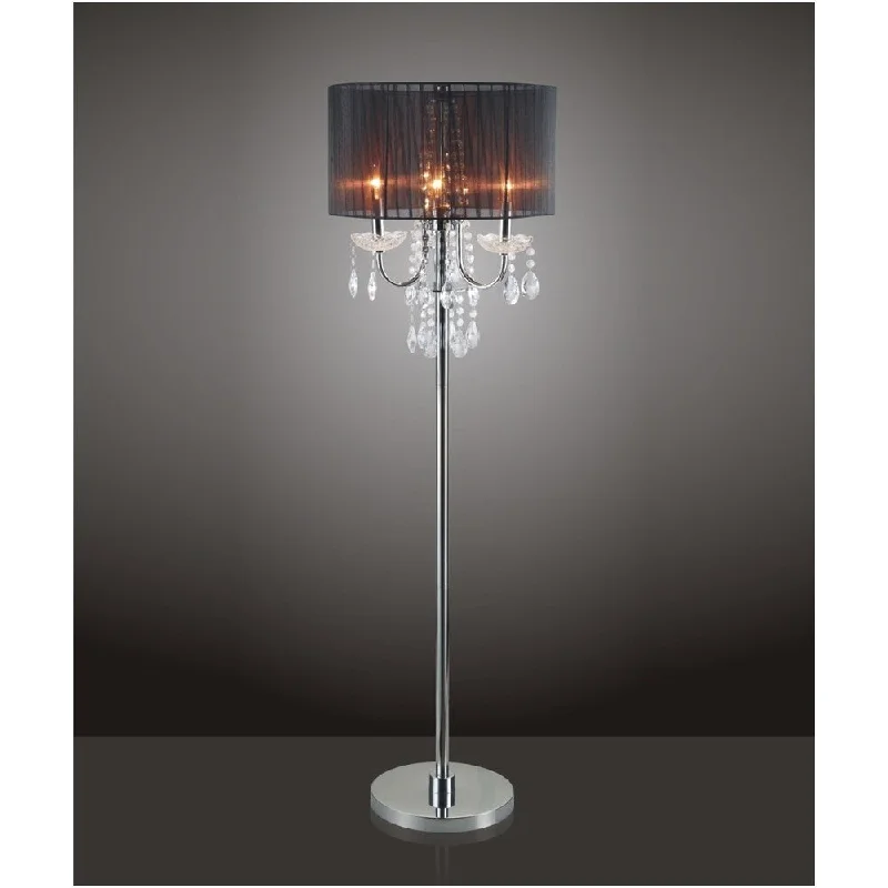 Glass Floor Lamp with Frosted Shades for Soft Diffused LightGlass Floor Lamp with Frosted Shades for Soft Diffused LightQMax Black Chrome Crystal Inspired 3-Bulb 62.5-inch Floor Lamp Glass Floor Lamp with Frosted Shades for Soft Diffused LightGlass Floor Lamp with Frosted Shades for Soft Diffused LightQMax Black Chrome Crystal Inspired 3-Bulb 62.5-inch Floor Lamp