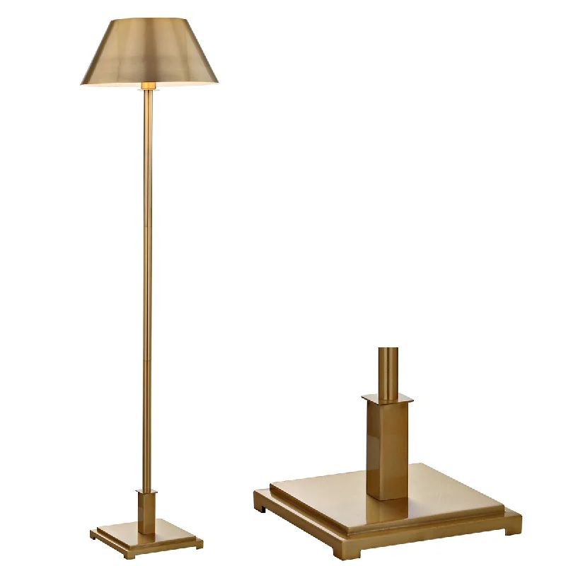 Smart Floor Lamp with Voice Control and Bluetooth ConnectivitySmart Floor Lamp with Voice Control and Bluetooth ConnectivityRoxy 60" Metal LED Floor Lamp, Brushed Brass by JONATHAN Y - Brass Gold - 60" H x 15.75" W x 15.75" D Smart Floor Lamp with Voice Control and Bluetooth ConnectivitySmart Floor Lamp with Voice Control and Bluetooth ConnectivityRoxy 60" Metal LED Floor Lamp, Brushed Brass by JONATHAN Y - Brass Gold - 60" H x 15.75" W x 15.75" D