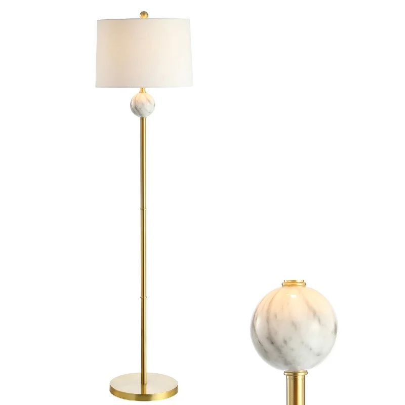 Dimmable Floor Lamp for Adjustable Lighting AmbianceDimmable Floor Lamp for Adjustable Lighting AmbianceVaughn 60" Modern Metal/Resin LED Floor Lamp, Brass Gold/White by JONATHAN Y Dimmable Floor Lamp for Adjustable Lighting AmbianceDimmable Floor Lamp for Adjustable Lighting AmbianceVaughn 60" Modern Metal/Resin LED Floor Lamp, Brass Gold/White by JONATHAN Y