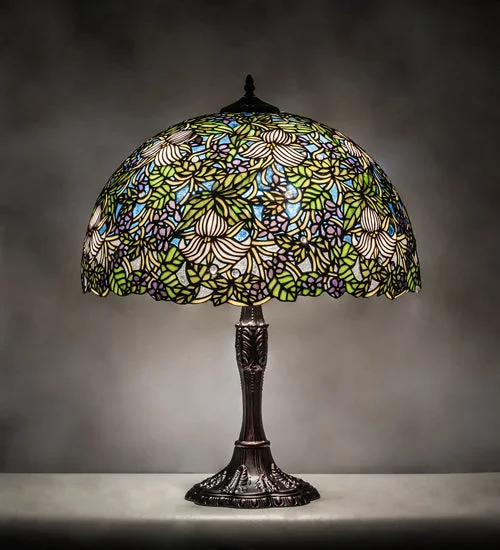 rustic farmhouse table lamps for cozy kitchensrustic farmhouse table lamps for cozy kitchensMeyda Lighting 232797 26" High Trillium & Violet Table Lamp rustic farmhouse table lamps for cozy kitchensrustic farmhouse table lamps for cozy kitchensMeyda Lighting 232797 26" High Trillium & Violet Table Lamp
