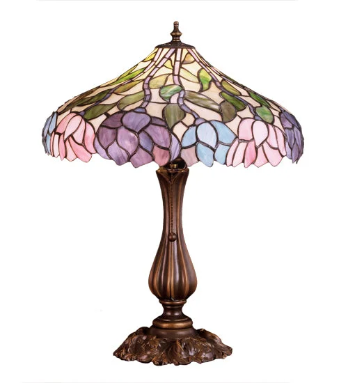glass table lamps with a frosted surface for soft light diffusionglass table lamps with a frosted surface for soft light diffusionMeyda Lighting 52135 20"H Wisteria Table Lamp glass table lamps with a frosted surface for soft light diffusionglass table lamps with a frosted surface for soft light diffusionMeyda Lighting 52135 20"H Wisteria Table Lamp