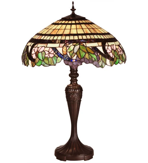 wooden table lamps with natural grain for a warm and organic feelwooden table lamps with natural grain for a warm and organic feelMeyda Lighting 99725 28"H Handel Grapevine Table Lamp