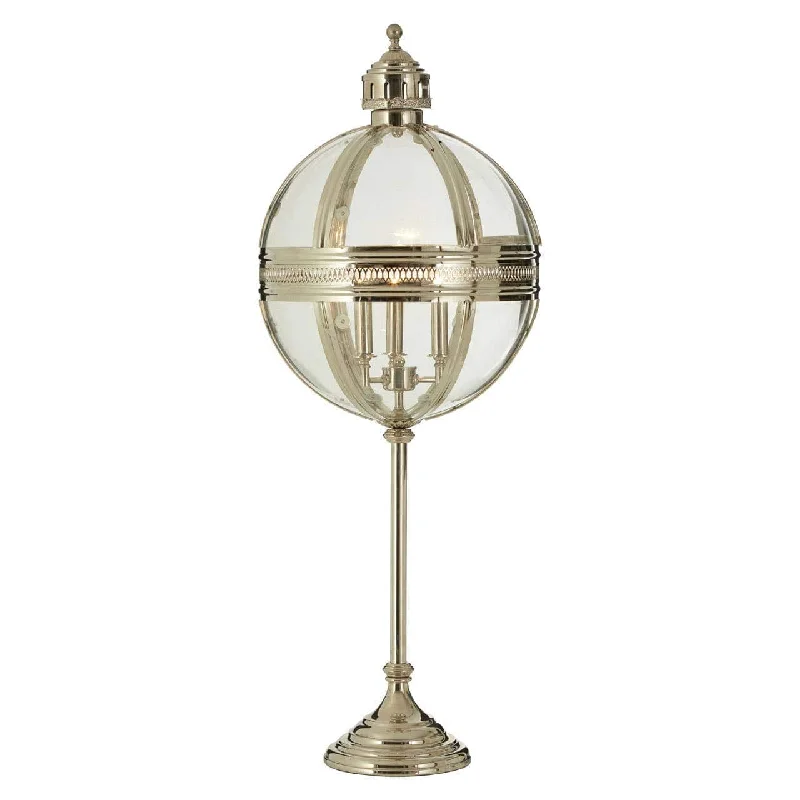 crystal table lamps with dazzling prisms for a glamorous effectcrystal table lamps with dazzling prisms for a glamorous effectHampstead Nickel Finish Table Lamp