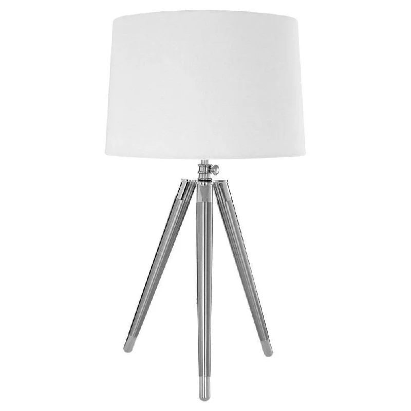 metal table lamps with a matte black finish for a sleek appearancemetal table lamps with a matte black finish for a sleek appearanceTripod  Table Lamp, Cream Shade, EU Plug